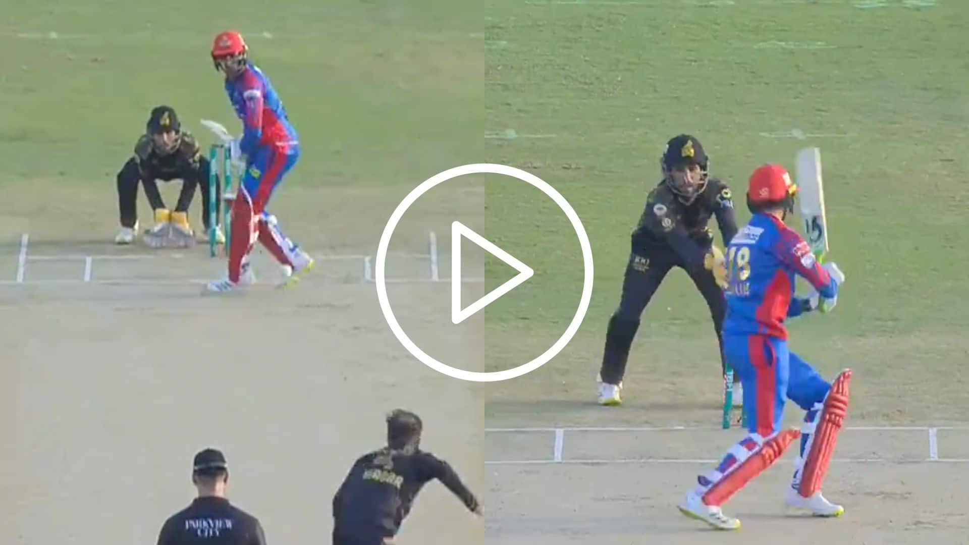 [Watch] Shoaib Malik Deceived By Salamkheil's Beautiful Delivery In PSL 2024